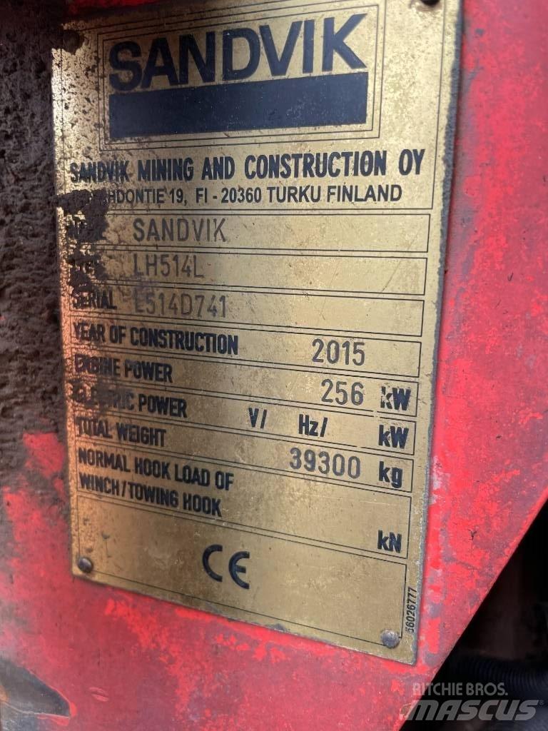 Sandvik LH 514 Undergrundslæssemaskiner