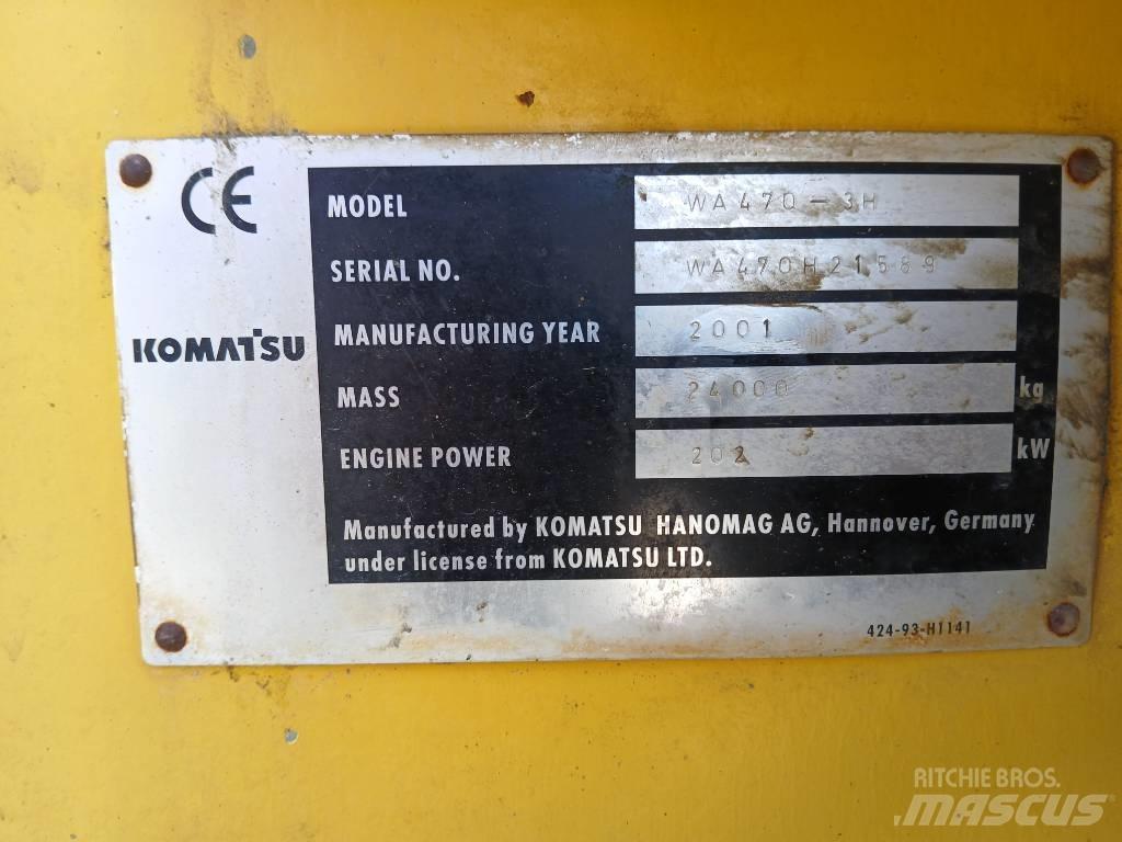 Komatsu WA 470-3H Læssemaskiner på hjul