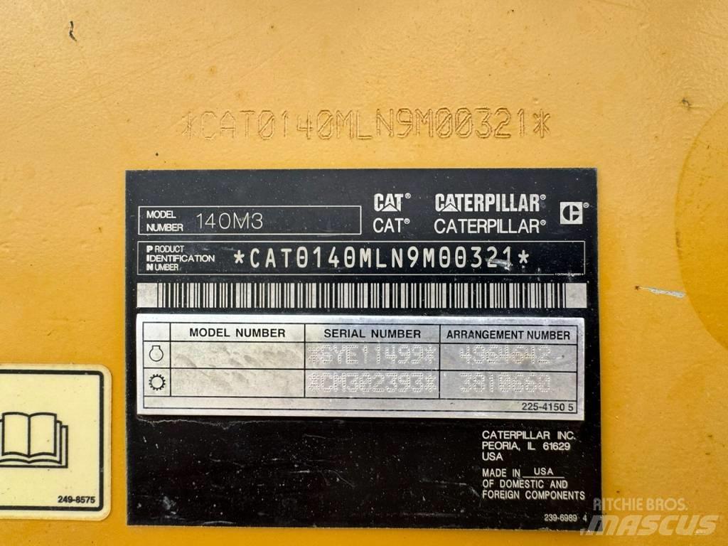 CAT 140M3 Vejhøvle / Gradere