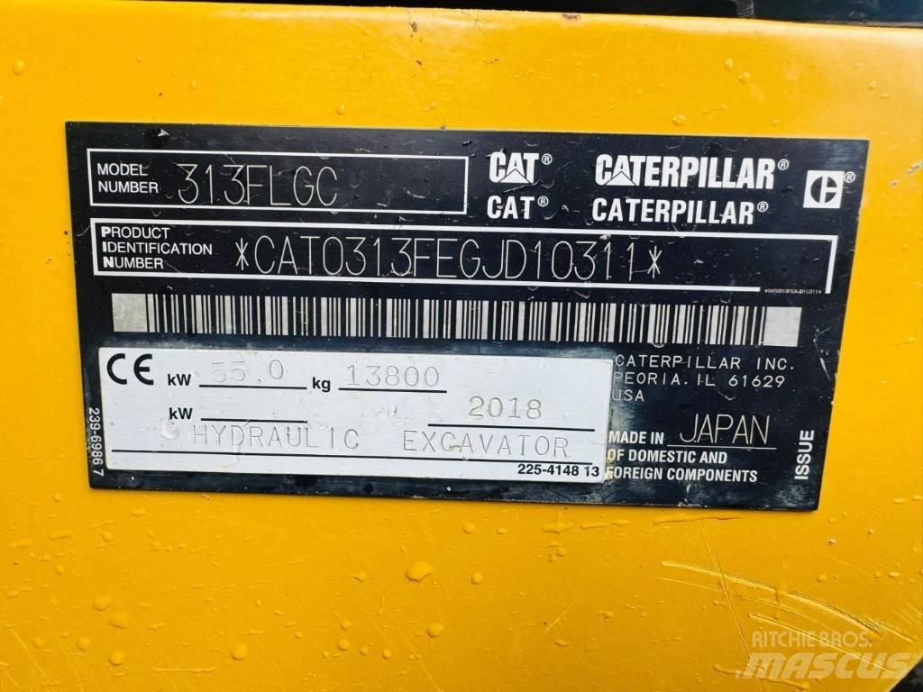 CAT 313 F LGC Gravemaskiner på larvebånd