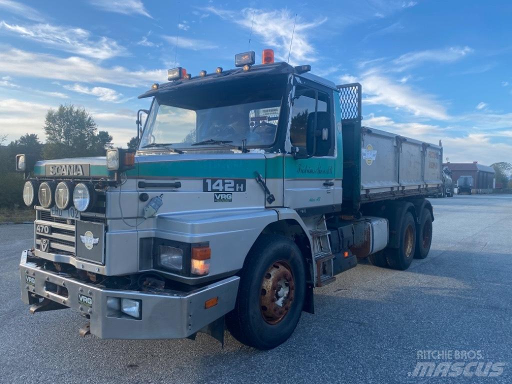 Scania 142 Lastbiler med tip