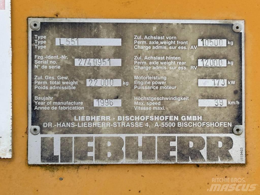 Liebherr L 551 Læssemaskiner på hjul