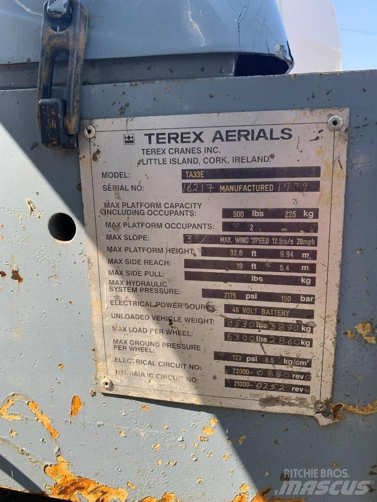 Terex TA33 Bomlifte med knækarm