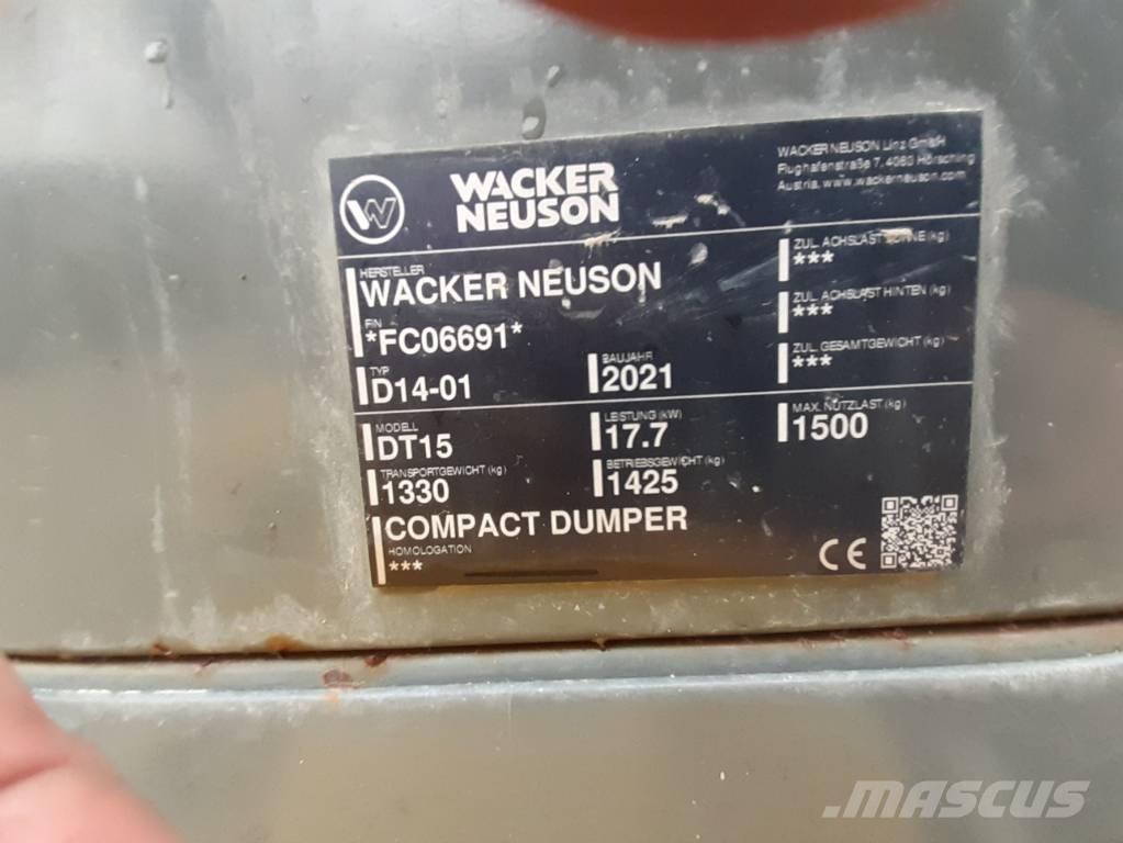 Wacker Neuson DT15 Bælte-tipvogn