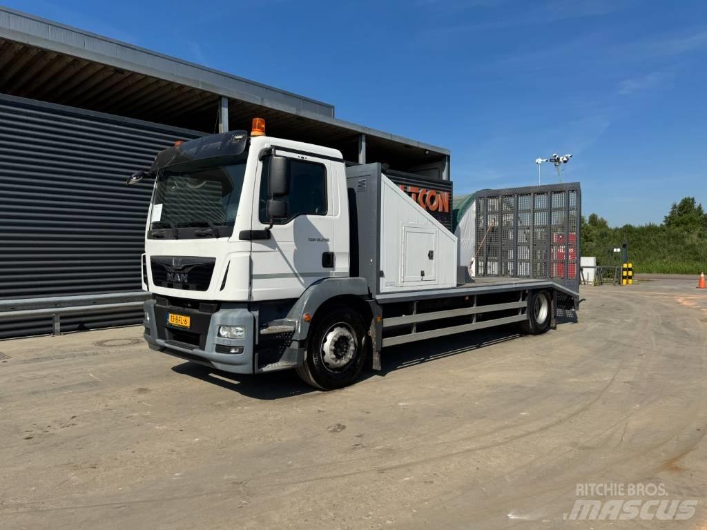 MAN TGM 18.250 4x2 Autotransportere / Knæklad