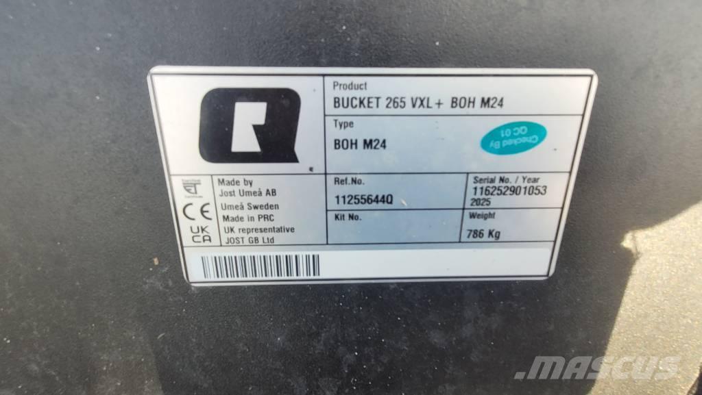 Quicke VXL+ 265 Tilbehør til frontlæsser