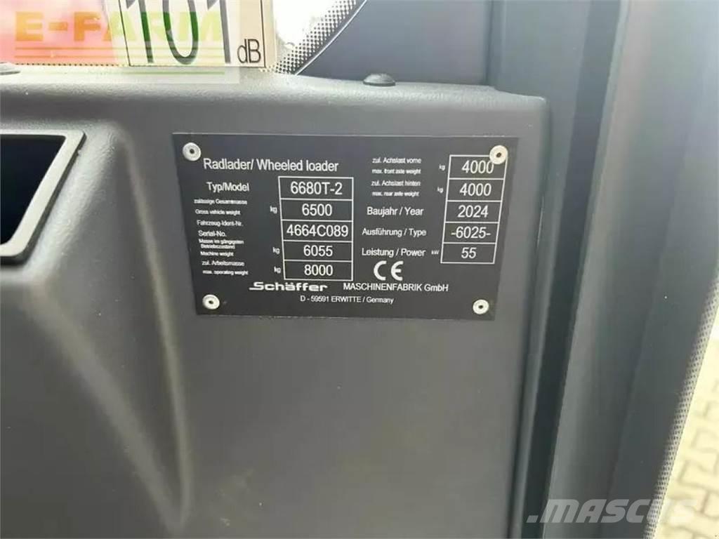 Schäffer 6680 t-2 Minigravemaskiner