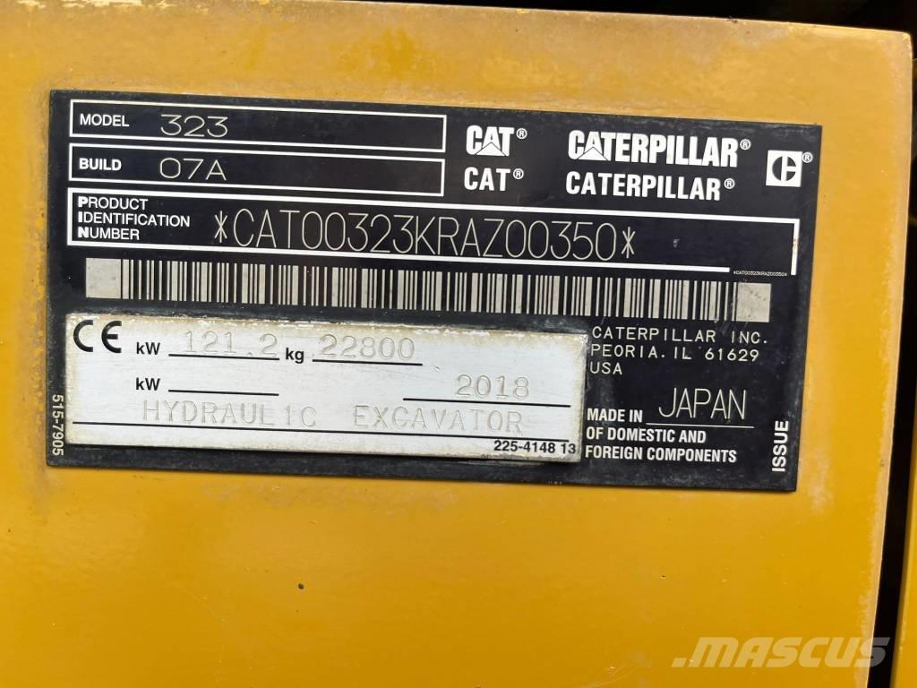 CAT 323 07A Gravemaskiner på larvebånd