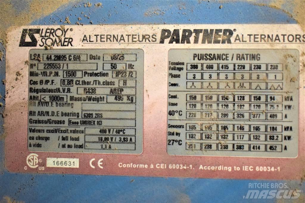 Sdmo R165 Dieselgeneratorer