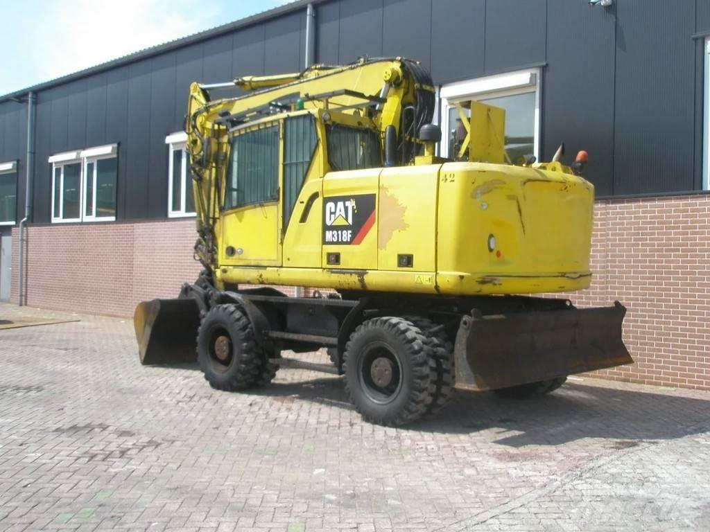 CAT M318F Gravemaskiner på hjul