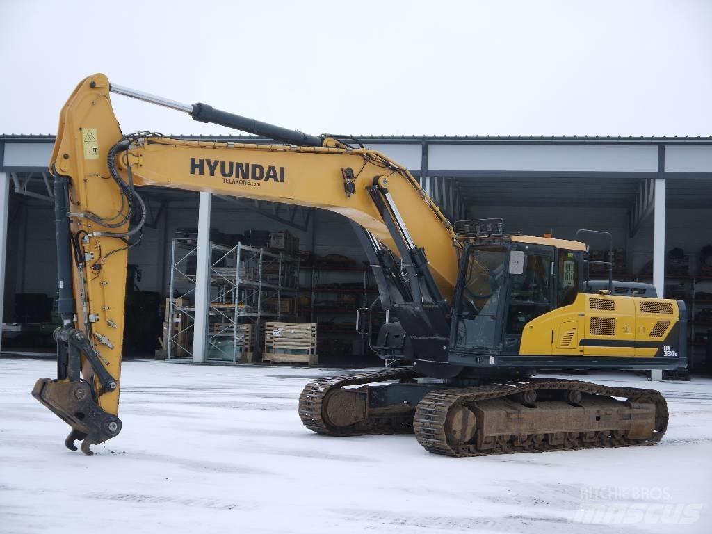 Hyundai HX 330 L Gravemaskiner på larvebånd