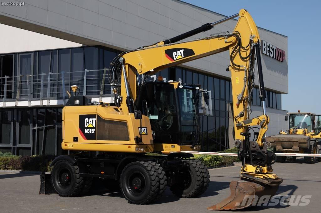 CAT M 315 F Gravemaskiner på hjul