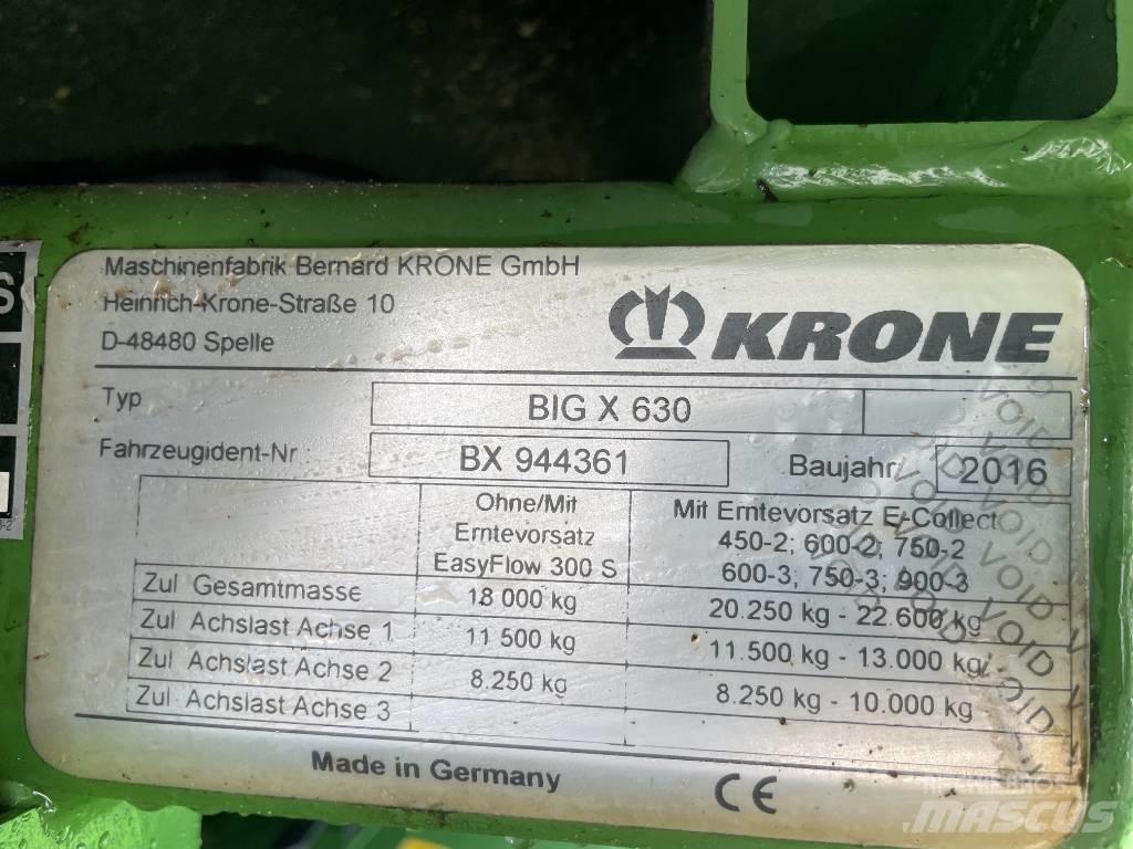 Krone Big X 630 Finsnittere