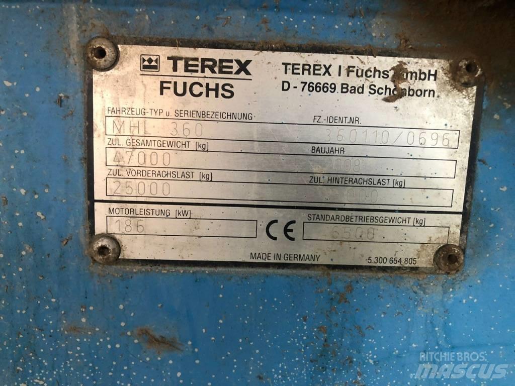 Terex Fuchs MHL 360 Gravemaskiner på hjul