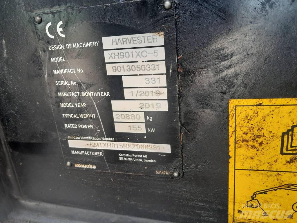 Komatsu 901 XC Skovningsmaskiner