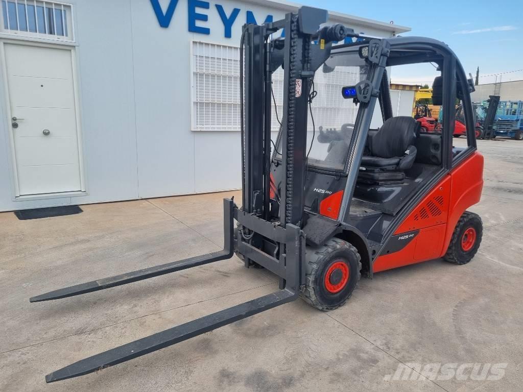Linde H 25 D-02 Diesel gaffeltrucks