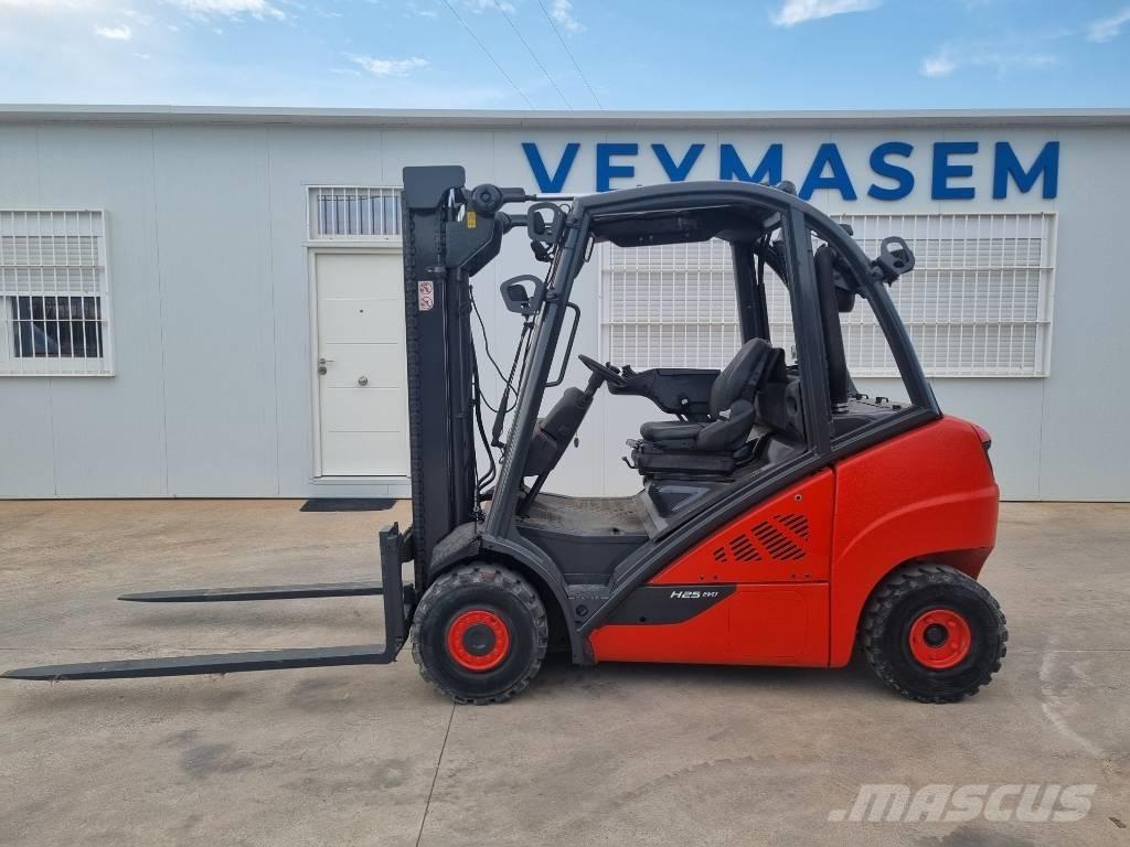 Linde H 25 D-02 Diesel gaffeltrucks