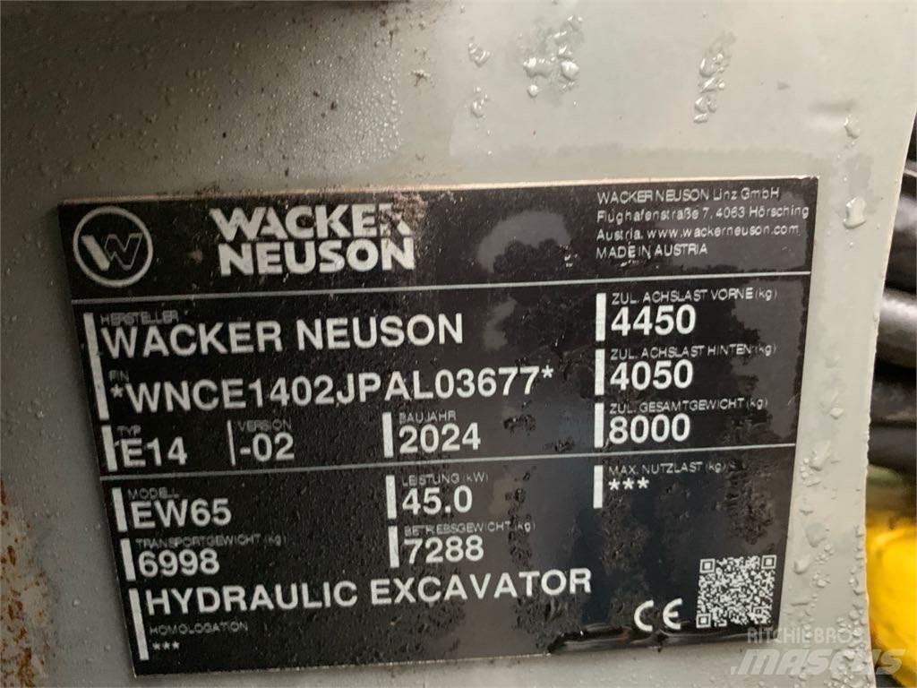 Wacker Neuson EW65 Gravemaskiner på hjul