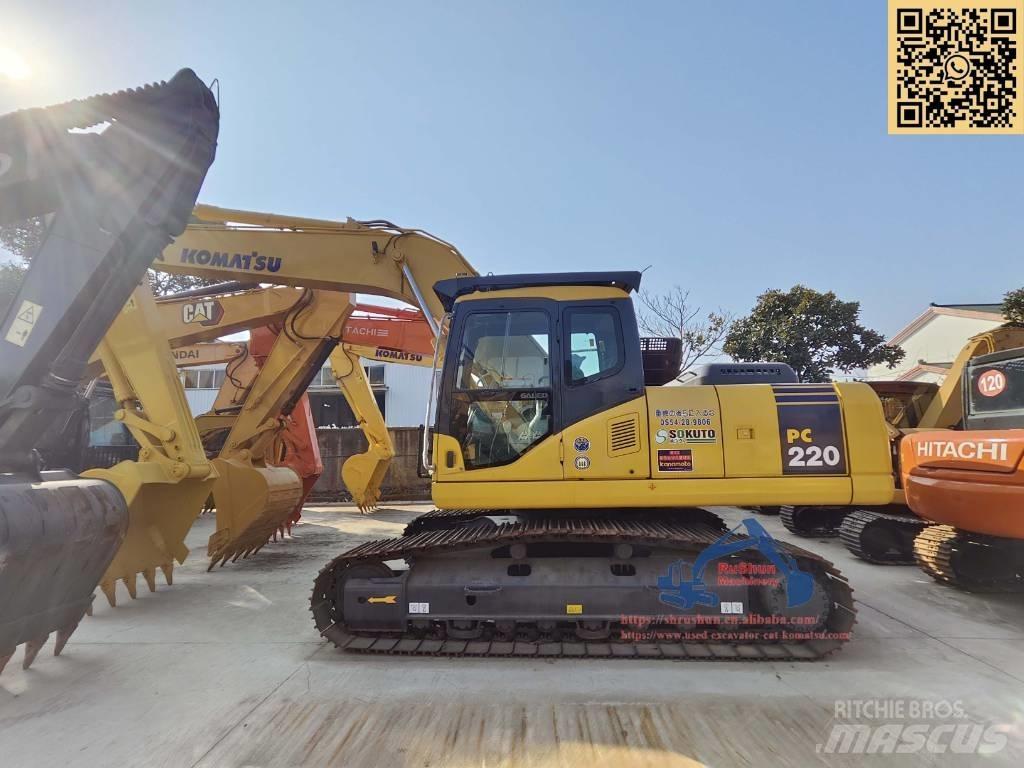 Komatsu PC 220-7 Gravemaskiner på larvebånd