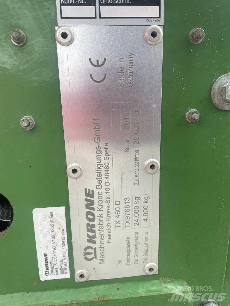 Krone TX 460 D Andre vogne