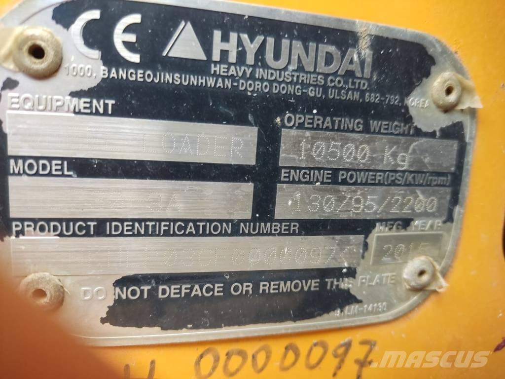 Hyundai 730-9A Læssemaskiner på hjul