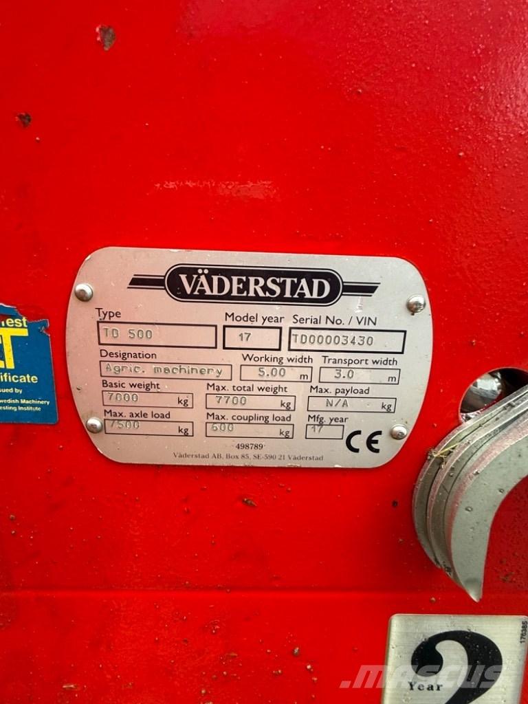 Väderstad TD500 Kultivatorer