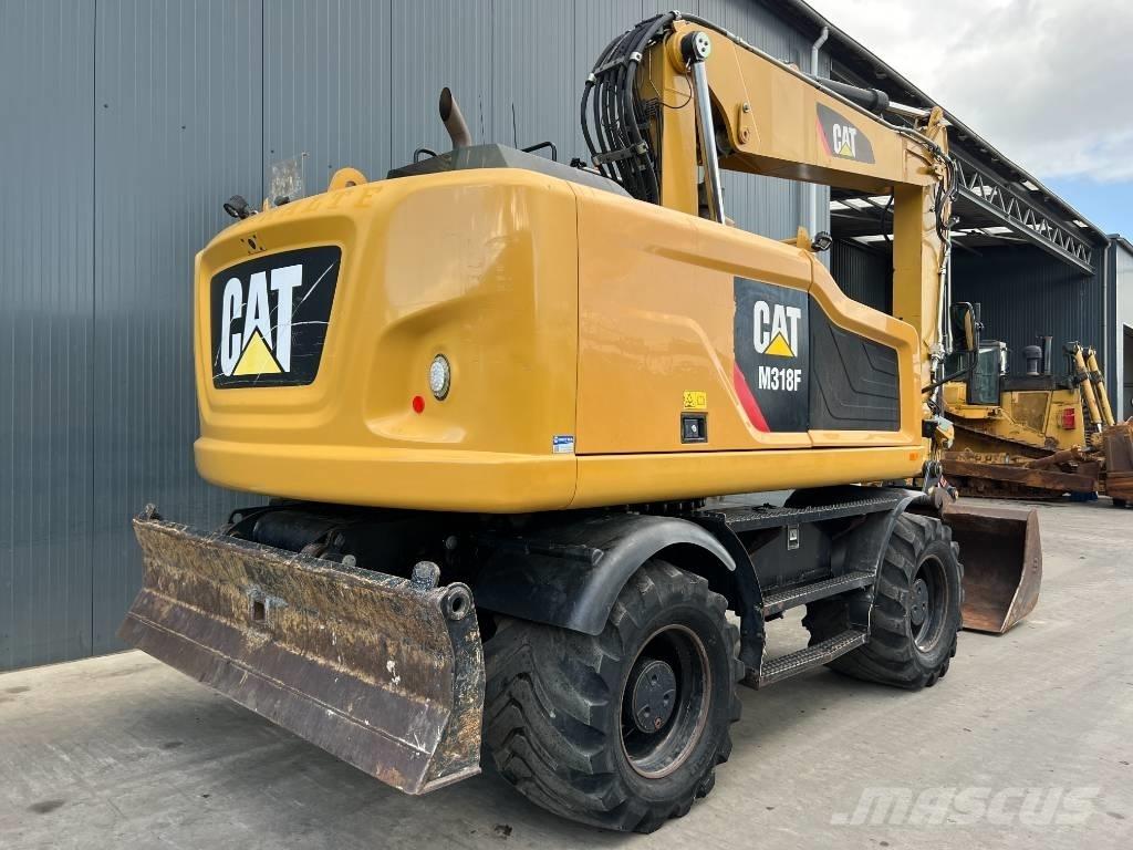 CAT M318F Gravemaskiner på hjul