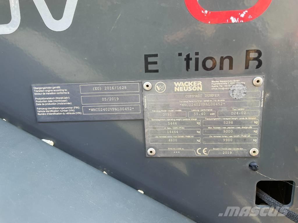 Wacker Neuson DV 90 Dumpere