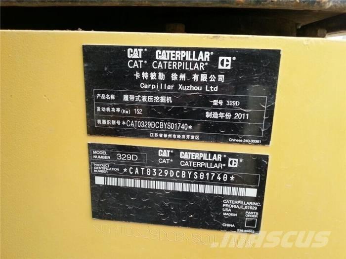 CAT 329 D Gravemaskiner på larvebånd