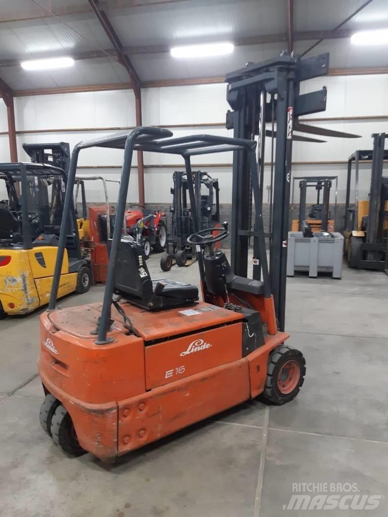 Linde E 16 El gaffeltrucks