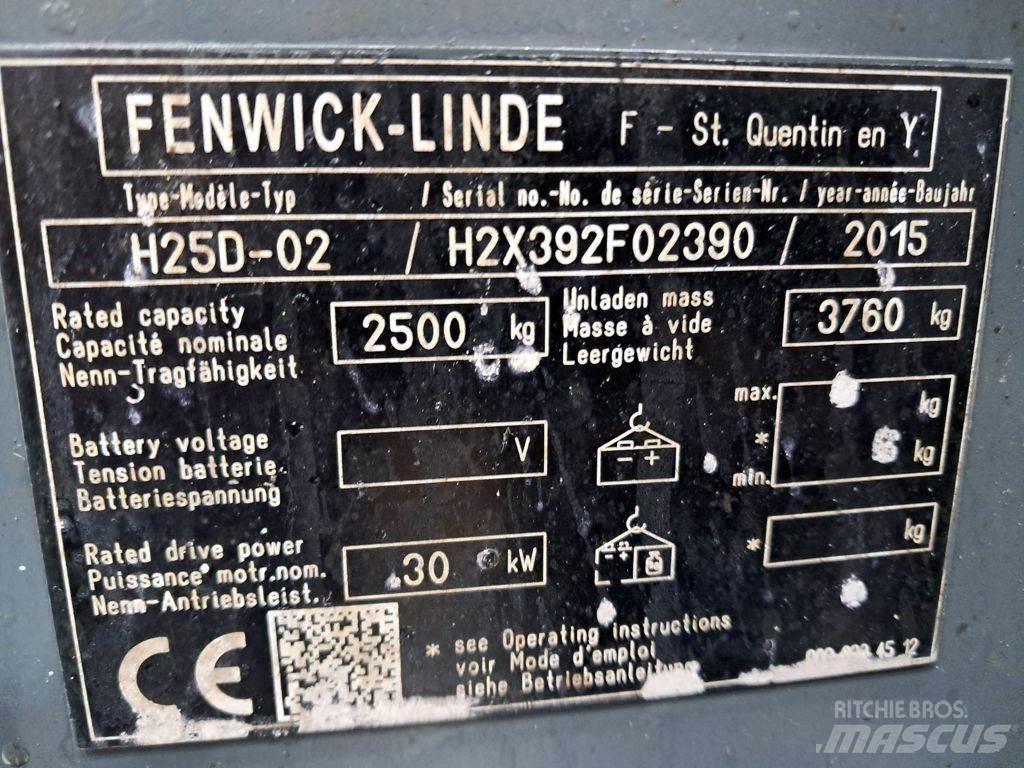 Linde H25D-02 Diesel gaffeltrucks