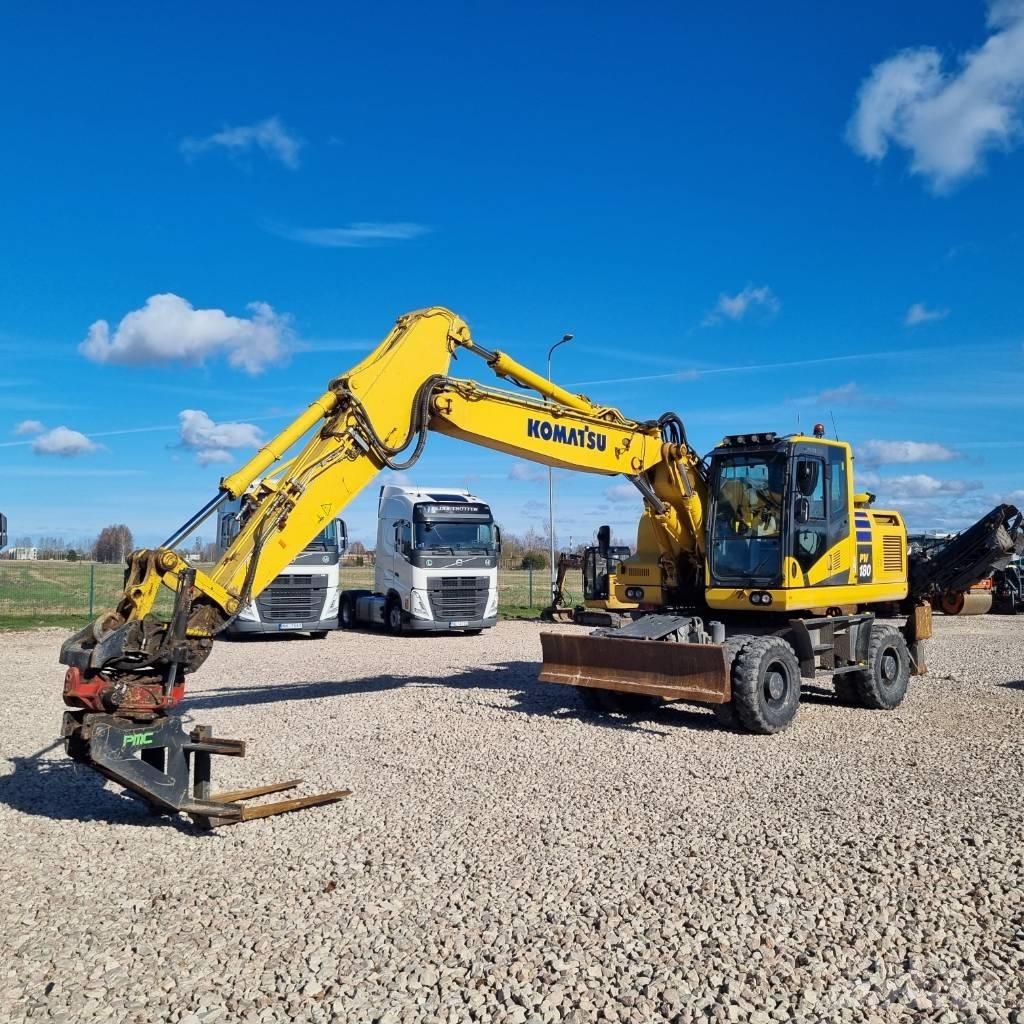 Komatsu PW180 - 11E0 Gravemaskiner på hjul