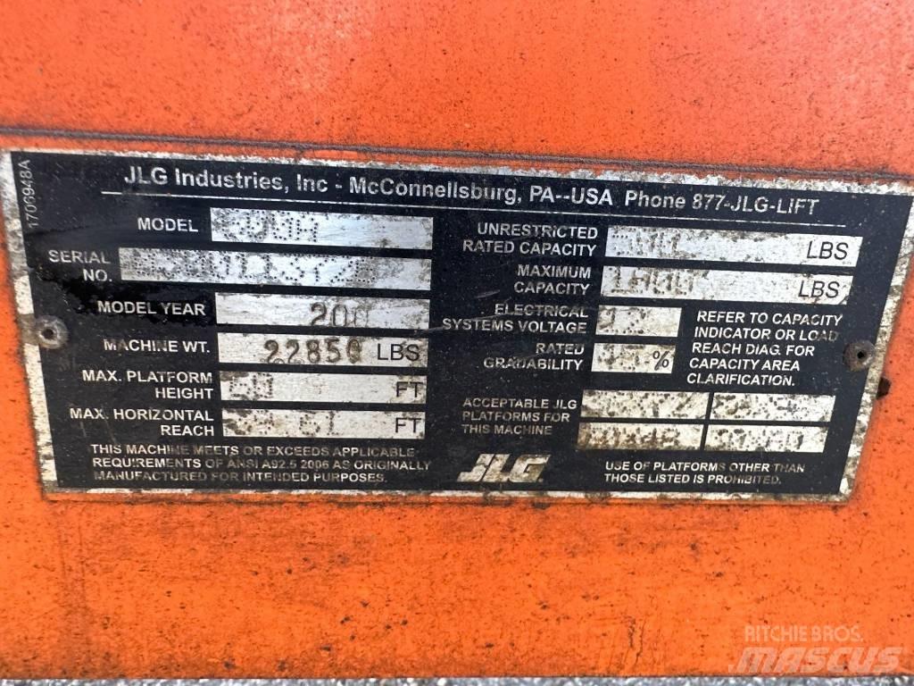 JLG 600A Bomlifte med knækarm