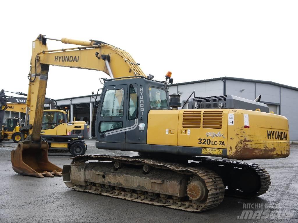 Hyundai R 320 LC-7A Gravemaskiner på larvebånd