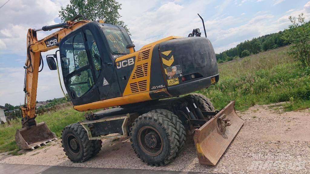 JCB JS 145 W Gravemaskiner på hjul