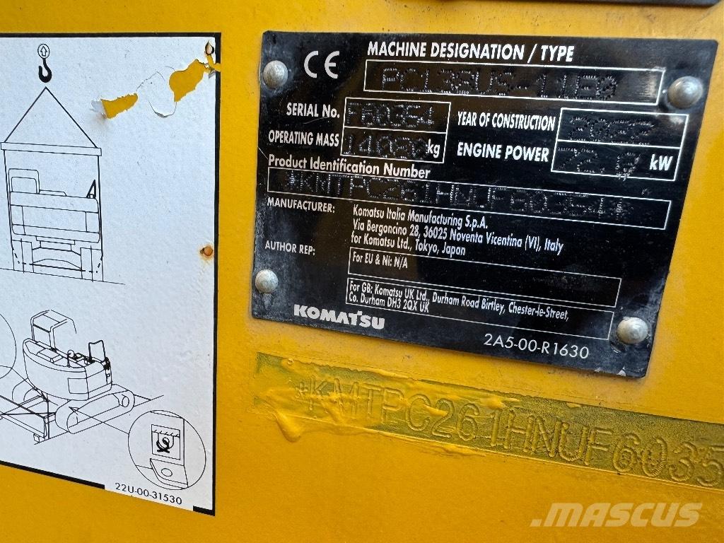 Komatsu PC 138 US-11 Gravemaskiner på larvebånd