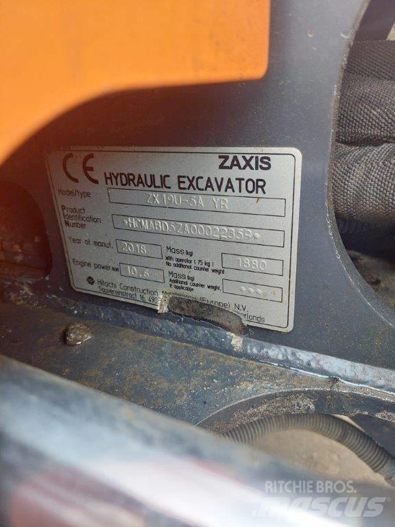 Hitachi ZX 19 U-5 Minigravemaskiner