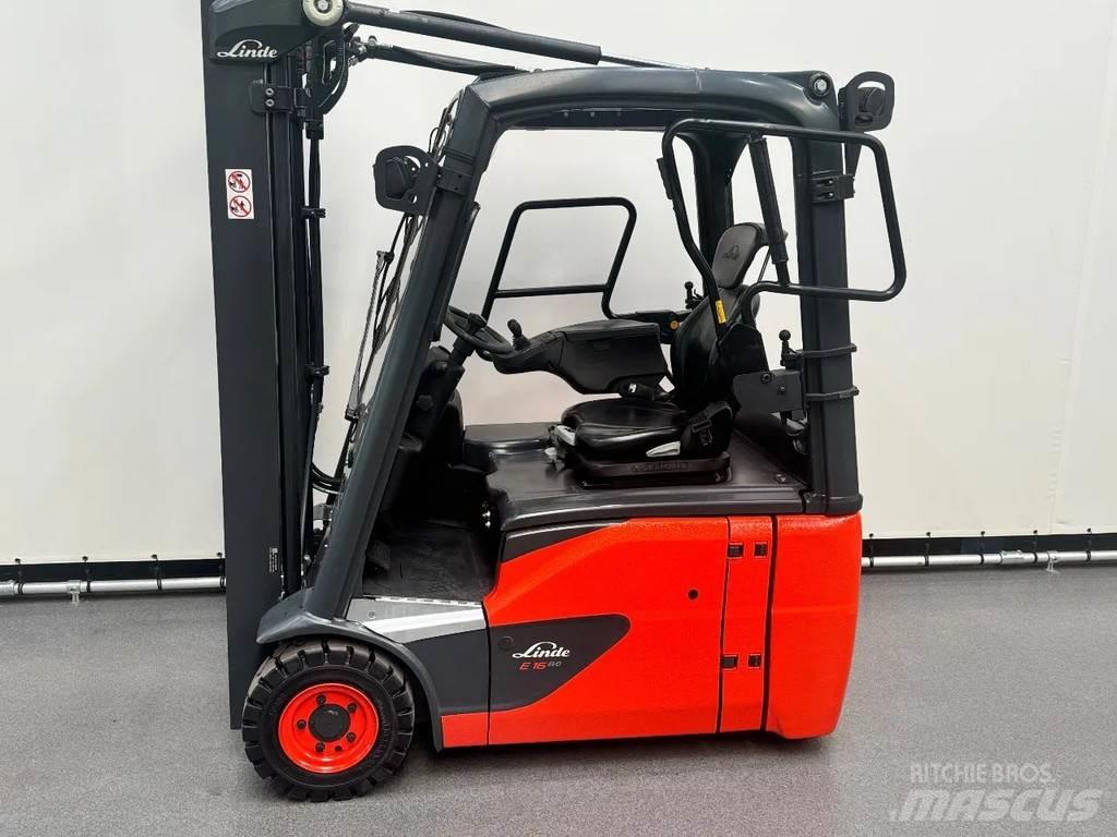Linde 386 E 16-02 El gaffeltrucks