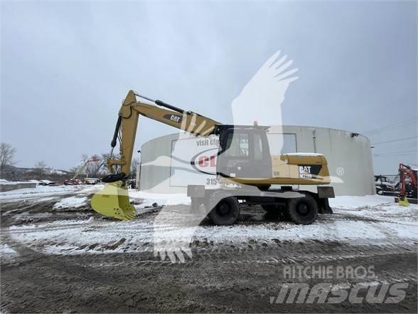 CAT M318D Gravemaskiner på hjul