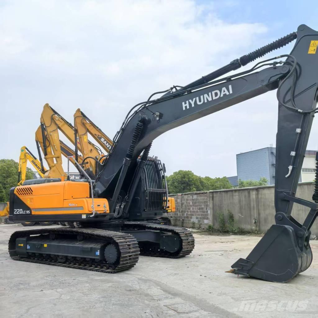 Hyundai r220lc-9s Midi-gravemaskiner 7t - 12t