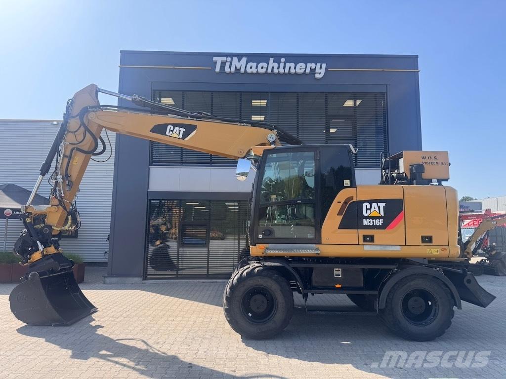 CAT M316F Gravemaskiner på hjul