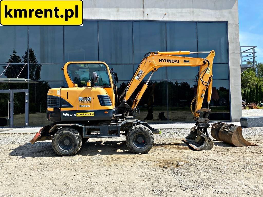 Hyundai Robex 55-9 A Gravemaskiner på hjul
