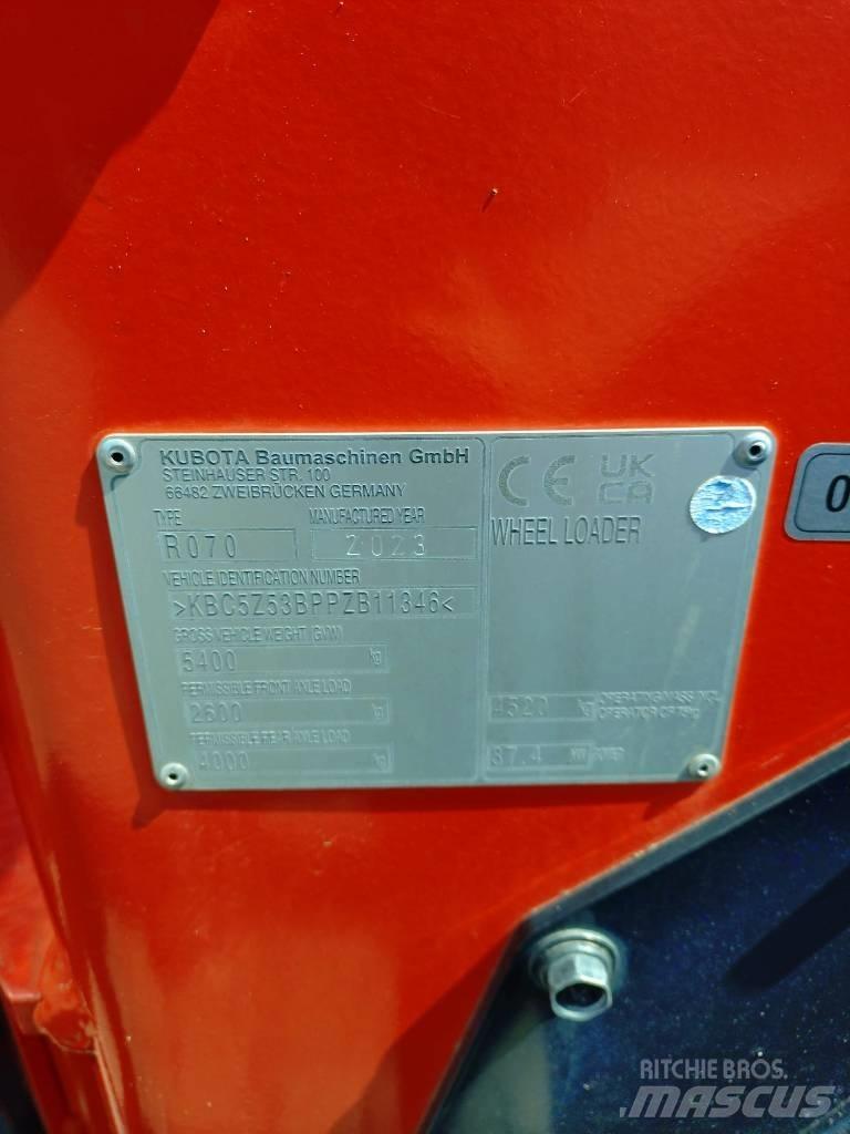 Kubota R 070 Læssemaskiner på hjul