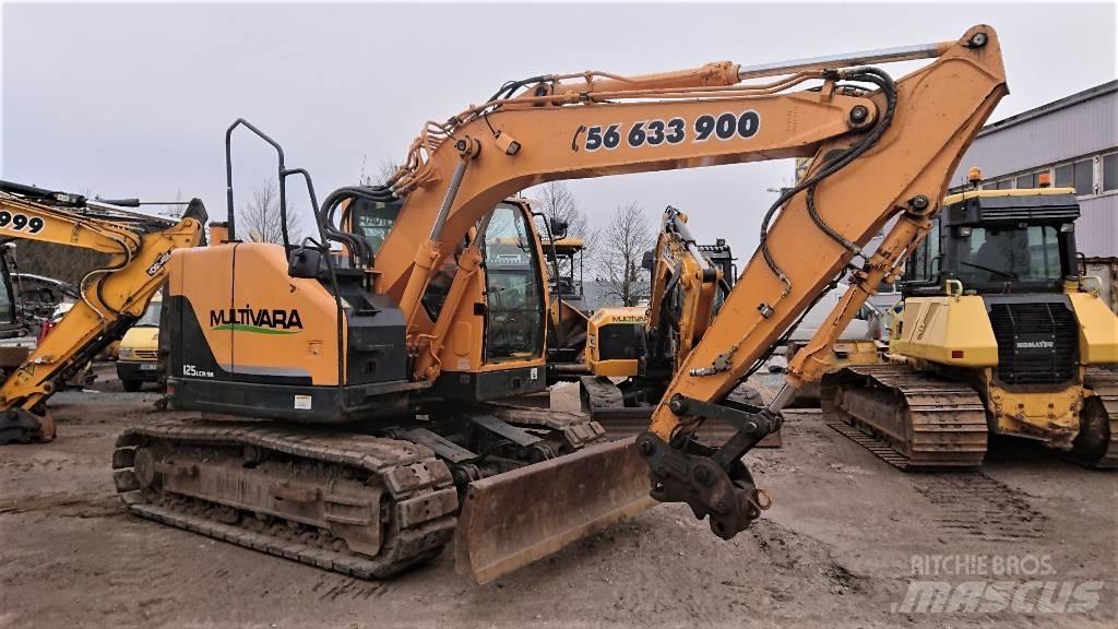 Hyundai R125 Gravemaskiner på larvebånd