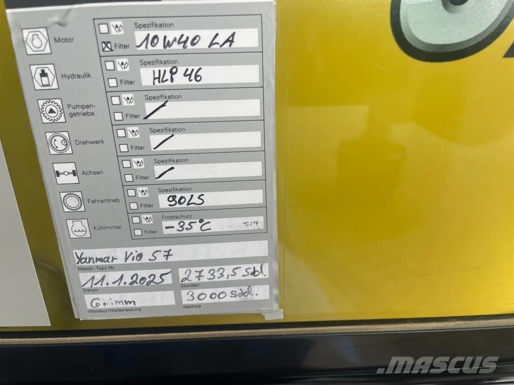 Yanmar Vio 57 - 6A Minigravemaskiner
