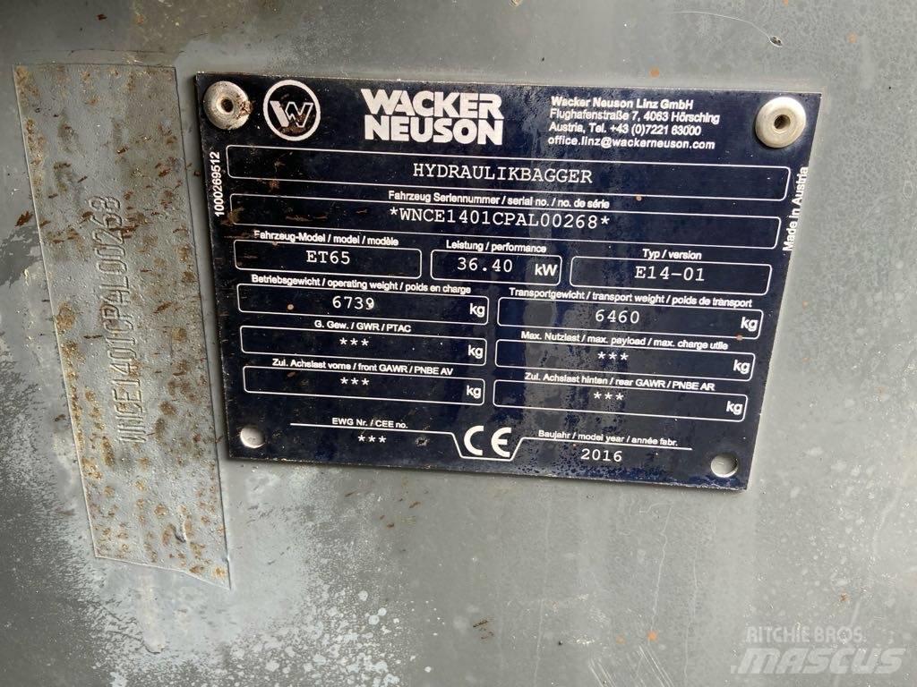 Wacker Neuson ET65 Gravemaskiner på larvebånd