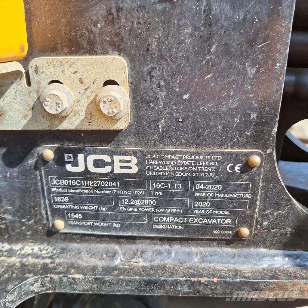 JCB 16 C-1 Minigravemaskiner
