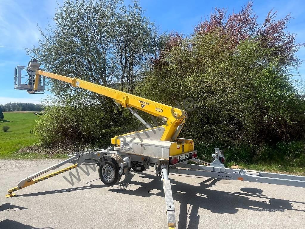 Omme 1250 EBZ Trailermonterede lifte