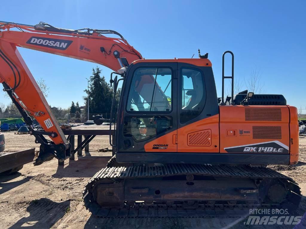 Doosan DX140LC-7 Gravemaskiner på larvebånd