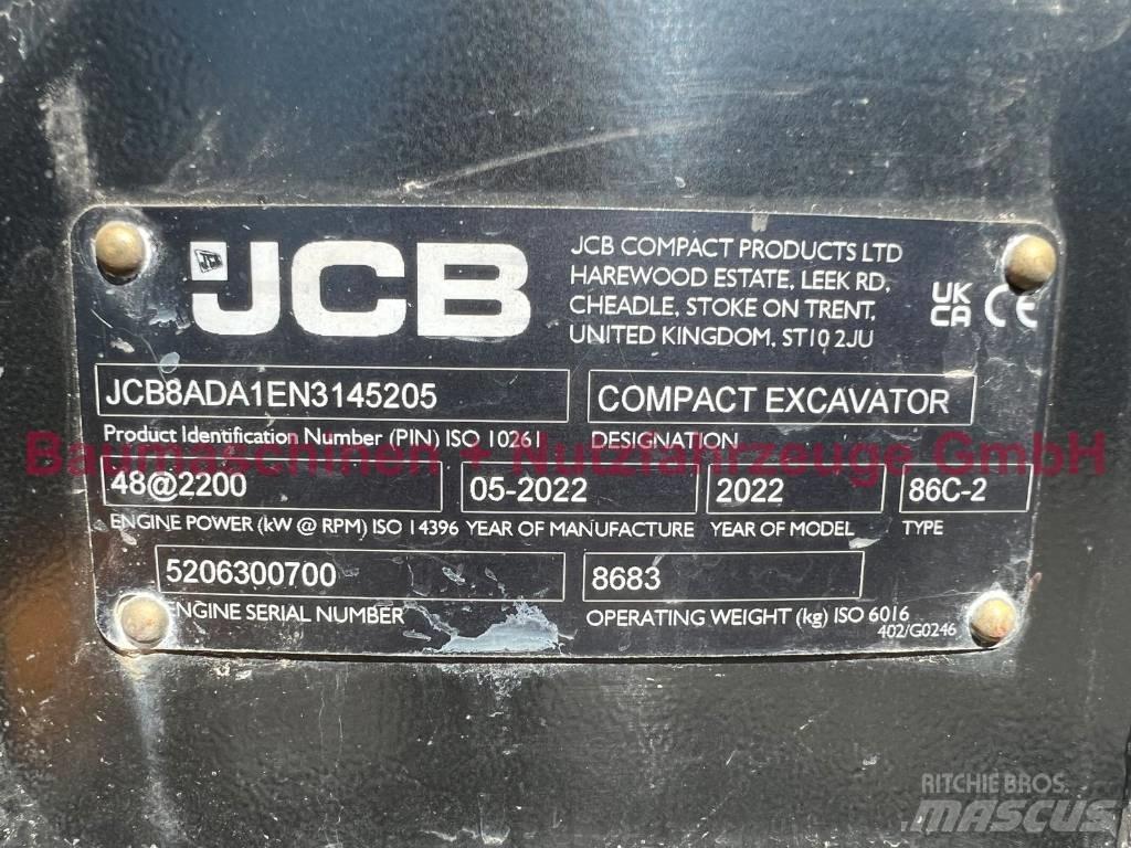 JCB 86C-2 Mono -Demo- Midi-gravemaskiner 7t - 12t